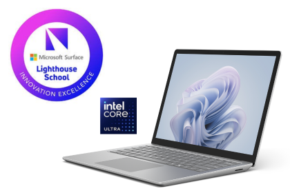 Surface laptop 6 with Microsoft Lighthouse badge