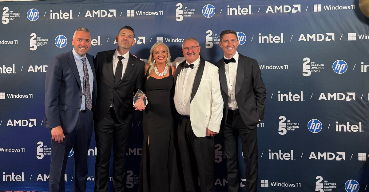 HP partner awards 2025 ASI team photo