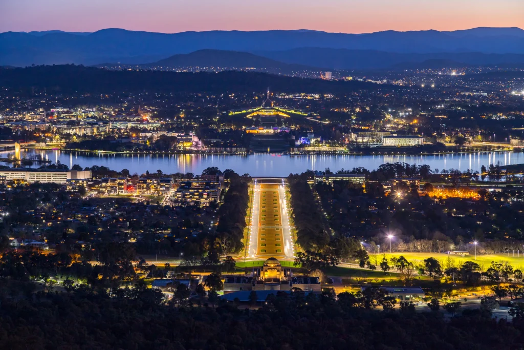 Belconnen ACT cityscape