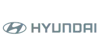 Hyundai logo in grey