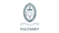 Pulteney Grammer logo in grey