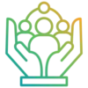 inclusivity gradient icon