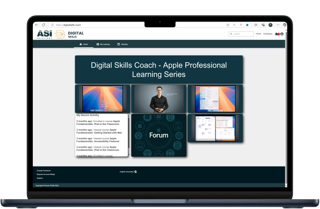 ASI Digital Skills Coach Apple Professional Learning Series